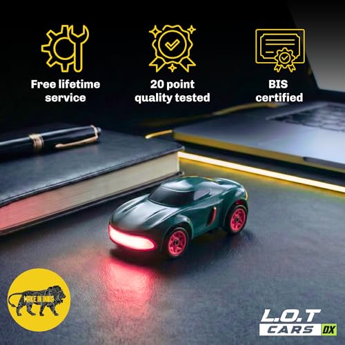 L.O.T TOYS L.O.T Cars Dash Mini RC Drift Car 1:64 Scale Green - Image 3