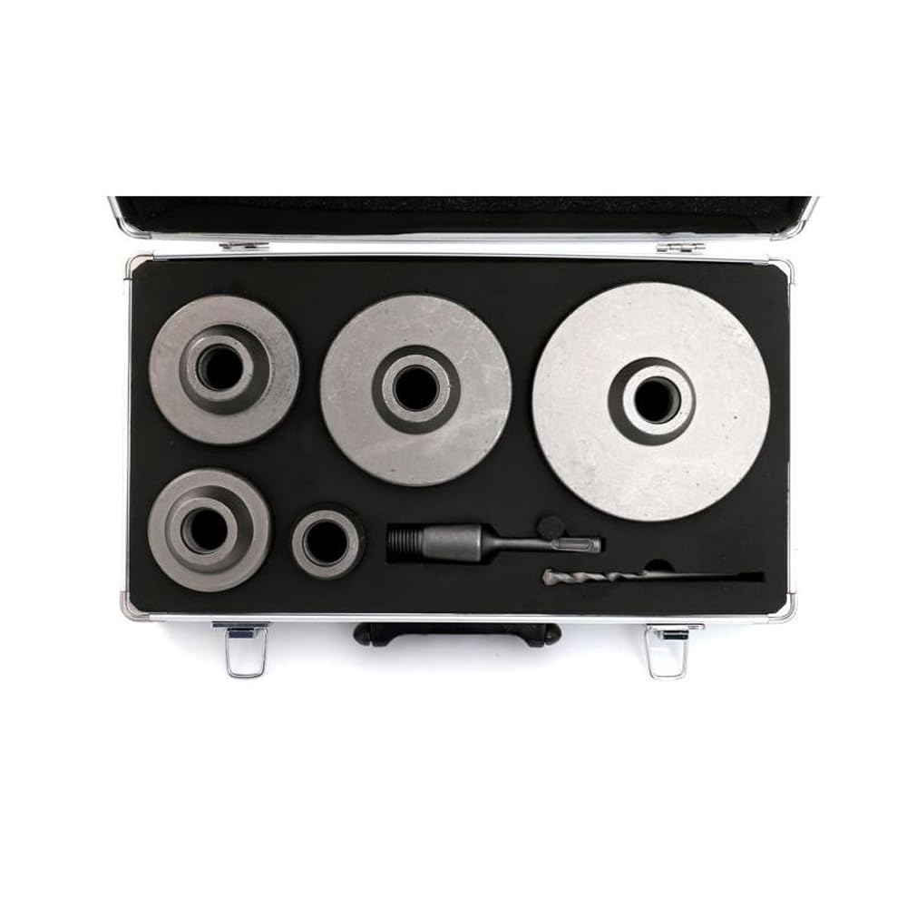 FRESE A TAZZA PER MURO SET 7pz CAROTATRICE FRESA 40, 65, 80, 100, 125mm KRAFT&DELE
