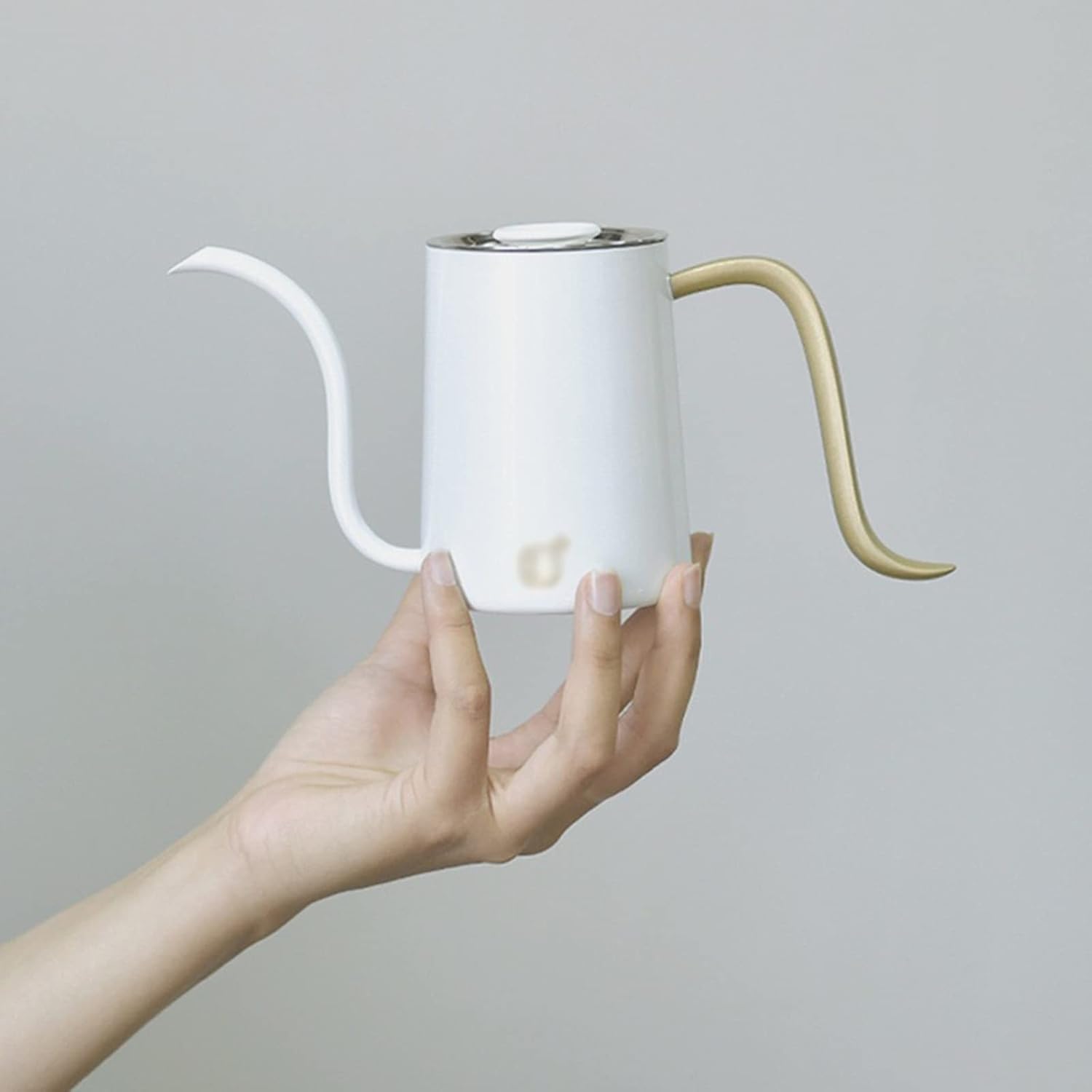 HASMI Coffee Kettle Coffee Kettle Creative Stainless Steel Mini Coffee Pot Narrow and Long Mouth Hanging Ear Brewing Kettle 480ml Easy to Clean Coffee Maker