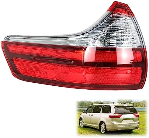 LEAVAN Right Outer Brake Tail Light Fit For 2015-2020 Toyota Sienna Base/L/LE/XLE - Foto 6