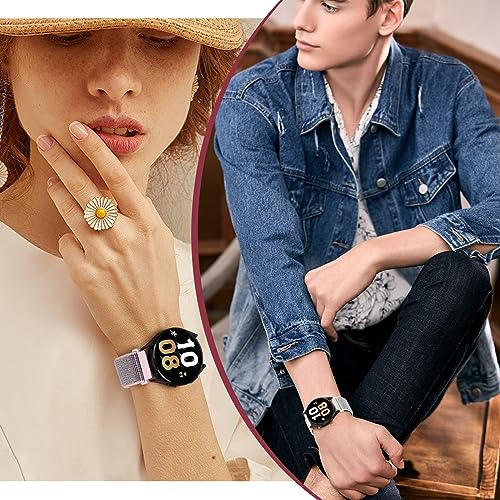 Relting Sport Loop Nylon Band 16mm 18mm 19mm 20mm 22mm Watch Band Quick Release,Soft Fabric Nylon Adjustable Replacement Wristband Strap for Men Women by Relting - Used condition - Image 4