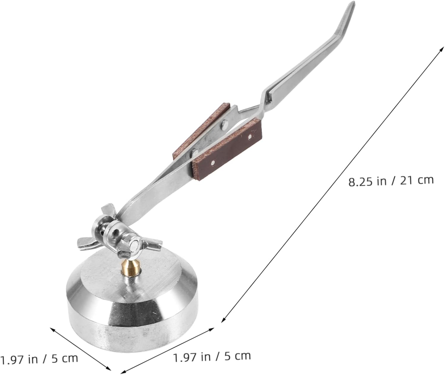 Angoily Desktop Jewelry Making Tweezers Precision Tweezers for Welding and Crafting Standing for Accessories