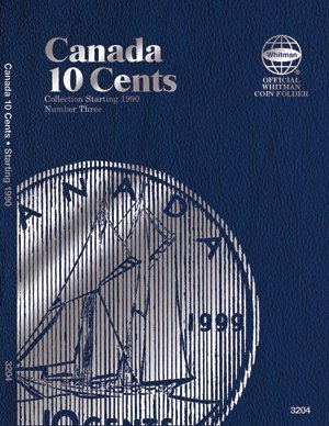 Whitman Coin Folder Album – Canadian 10 Cents, 1990-2010...