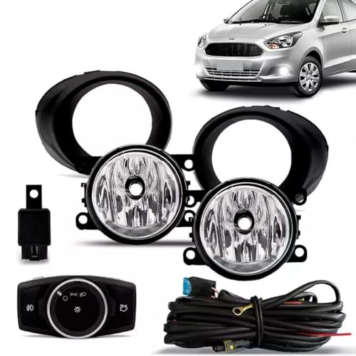 Kit Farol De Milha Ford Ka 2015/2018 Com Moldura Original