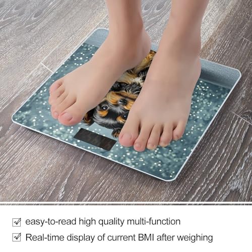 Báscula Digital de Baño con Plataforma Amplia y Pantalla LCD miniatura 5