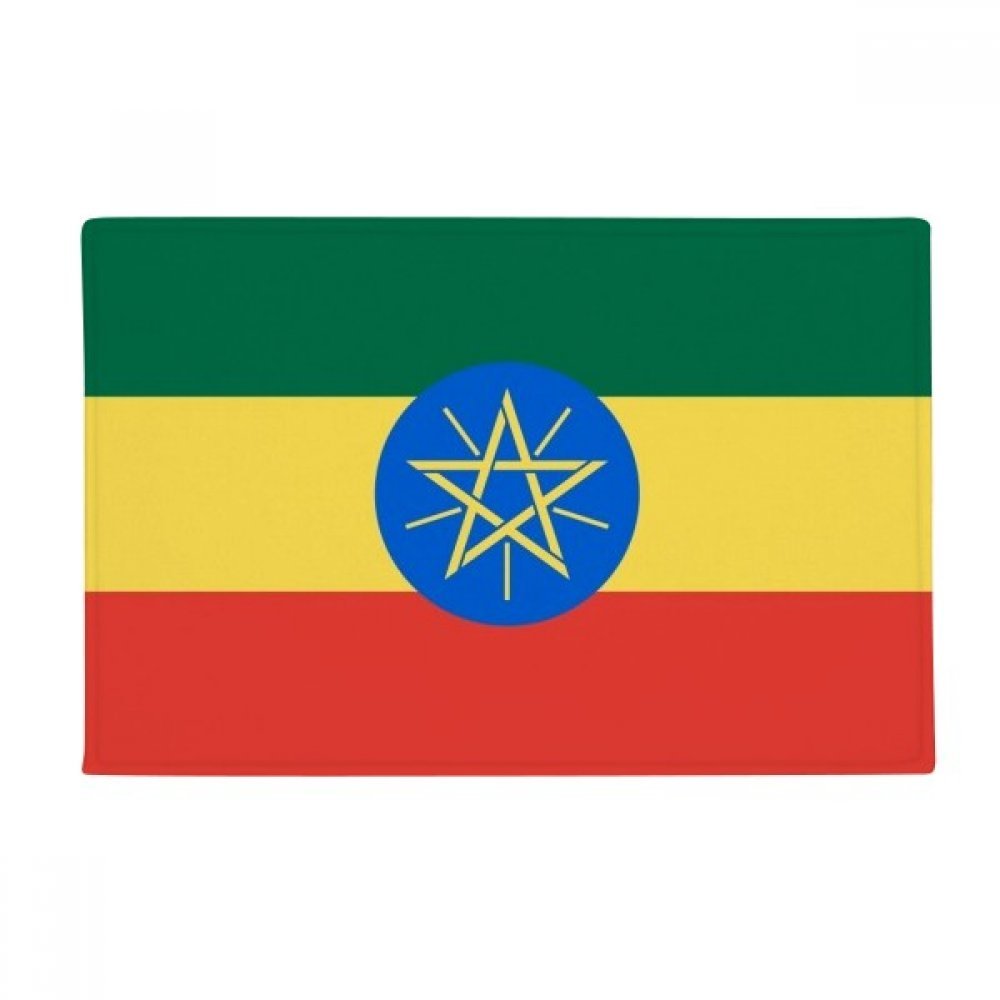 Drapeau National Ethiopie tapis de sol pour célébrer vos racines au salon et à la cuisine