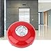 Fire Alarm Bell, CB-6B 95dB Electric Alarm Bell 150mm / 5.9in Ringing Bell Security Alarm Bell for School Home Factory Loud Doorbell Alarm Multi Purpose Bell(DC 12V)