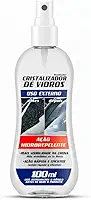 Cristalizador de Vidros Automotivo 100ml – Ação Hidro-repelente, Mais Visibilidade na Chuva, Proteção e Limpeza para Para-brisa e Vidros Externos