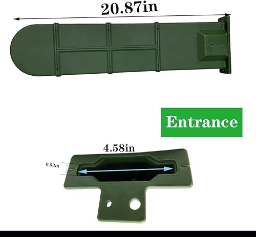 Miniatura 2 de Kit universal de transporte de motosierra de 20 pulgadas para tractores, ATV UTV, soporte de montaje fijo compatible con todas las marcas de