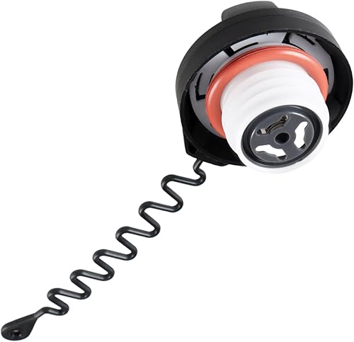 Miniatura 8 de Tapa de llenado de depósito de combustible con correa de amarre de sello compatible con Volvo 240 260 740 760 780 850 940 960 C70 S40 S60 S80 S90