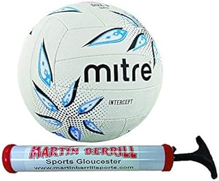 Mitre 2016 Intercept Netball with Free Hand Pump