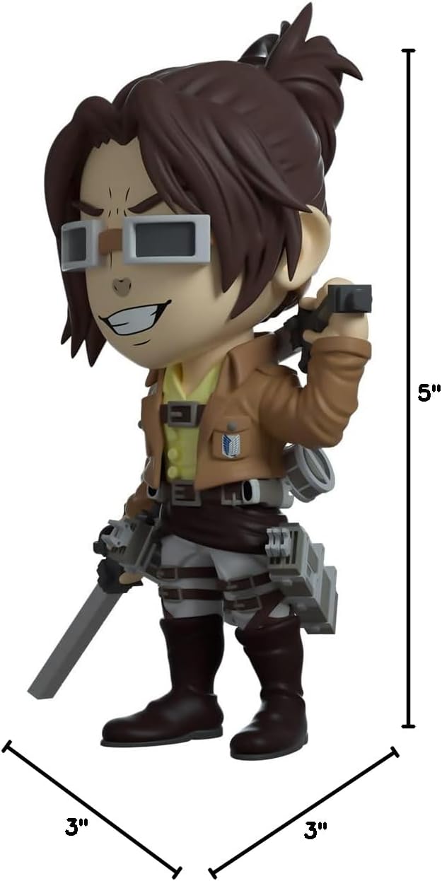 Youtooz Hange 5.0" Vinyl Figure, Collectible Hange Zoe from Attack on Titan Anime by Youtooz Attack on Titan Collection