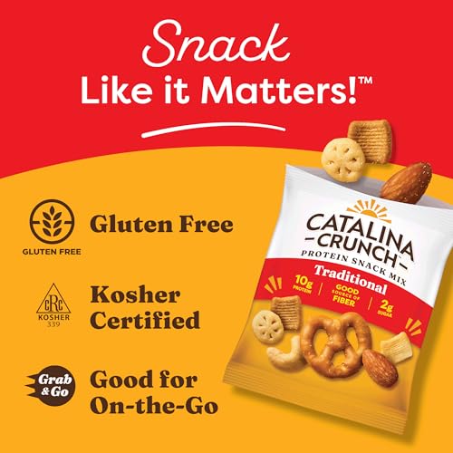 Image of Catalina Crunch Protein Snack Mix, Traditional, 1.23 oz, 5 Count
