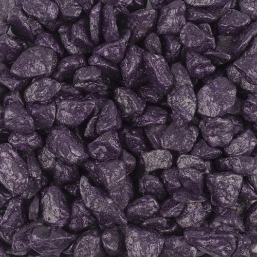 Fuchs dal 1895 Pietre Decorative, Pietre Colorate, Granulato Decorativo, 9 – 13 mm, 1000 g in Diverse Colori, Viola.