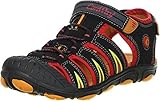  ConWay Kinder Trekkingsandalen Outdoorschuhe rot, Farbe:Rot, Größe:34