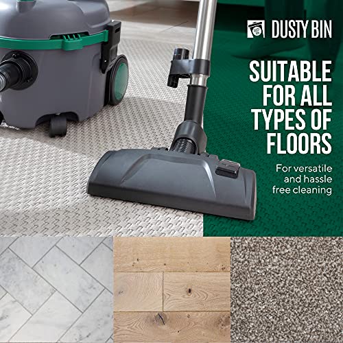 Dusty Bin Bagless Cylinder Vacuum Cleaners – Powerful, Lightweight Floor & Carpet Bagless Vacuum, Large 6L Canister, Easily Portable - Easy to use for Stairs and Car Cylinder Vacuum Cleaner - Image 5