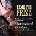 Mustache & Beard Comb Or Fine Tooth Moustache Pocket Metal Powder Coated Black Keychain Comb For Men - 3.25 x 1 Inches by Death Grip - Image 4