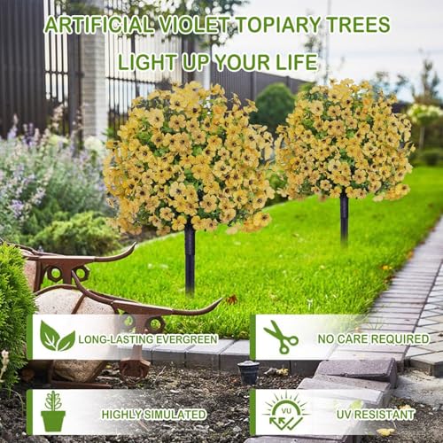 Topiario artificial para exteriores ideal en la decoración de bodas y terrazas 3