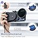 67mm Magnetic Phone Lens Filter Mount with Phone Camera Grip Kit Accessories for iPhone 17 Air 16 15 Pro Max,Filter Adapter Set w Cold Shoe & 1/4'' Hole Pull-Out to Fit Pro Max Plus(No Filters Include