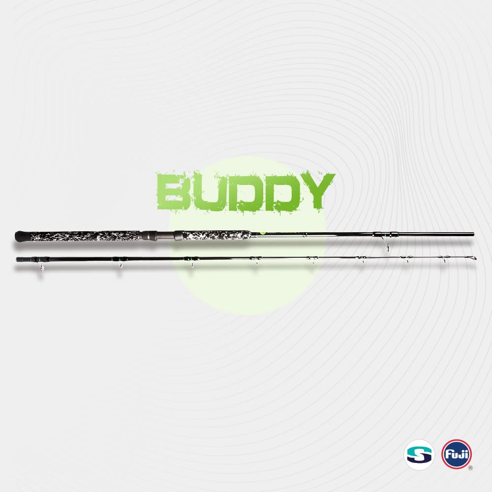 Zeck Buddy 2,90m Wallerrute, Welsrute, Angelrute zum Welsangeln, Rute zum Wallerangeln, Rute für Waller, Ruten für Wels
