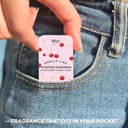 Blur India Smells Like I’m Dipped In Berries™ Solid Perfume | Warm Berry, Mandarin, Floral Fragrance | Alcohol Free | Perfume Primer | Safe For Skin
