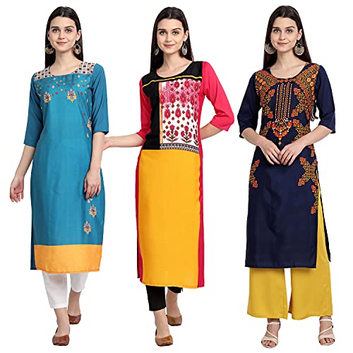Image of Women's Crepe Straight Kurta
