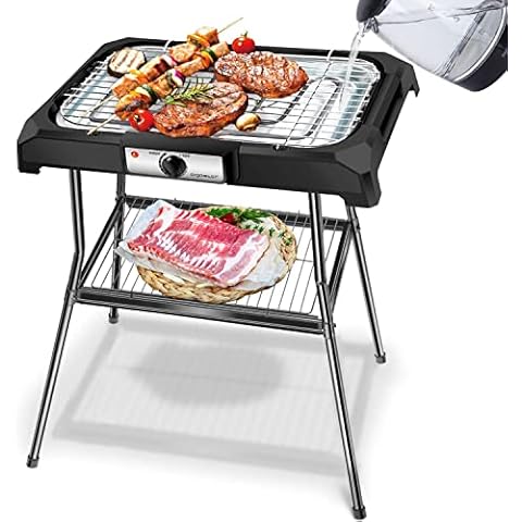 Aigostar Rauchfreier Elektrogrill, 2000W Elektro Grill Cover