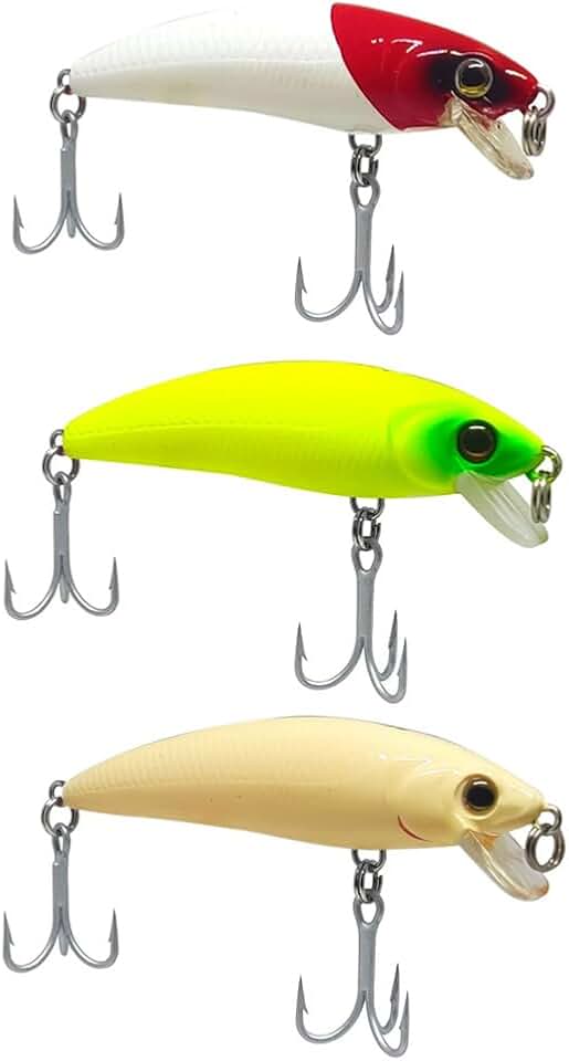 Marine Sports, Kit 3 Iscas Artificiais Meia Água Marine Sports Inna Pro Tunned 60 6cm 5,7g Cor:Kit 4