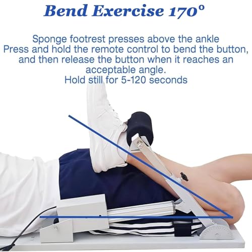 Dispositivo eléctrico de rehabilitación de rodilla para ejercicio miniatura 7
