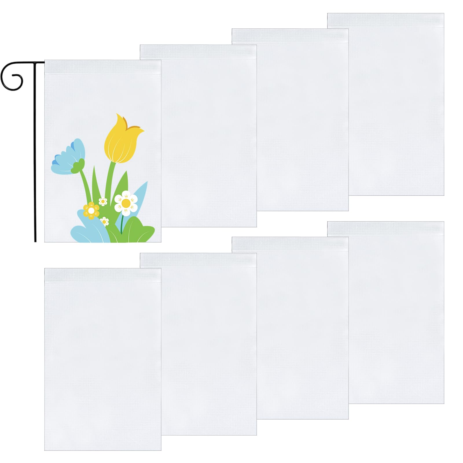Drapeaux de jardin vierges pour animer vos fêtes extérieures et décorer votre cour créative