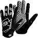 Seibertron PRO 3.0 Elite Ultra-Stick Sports Receiver Gloves/Guanti da Football Americano PRO Ricevitore Gioventù e Adulti Nero XS