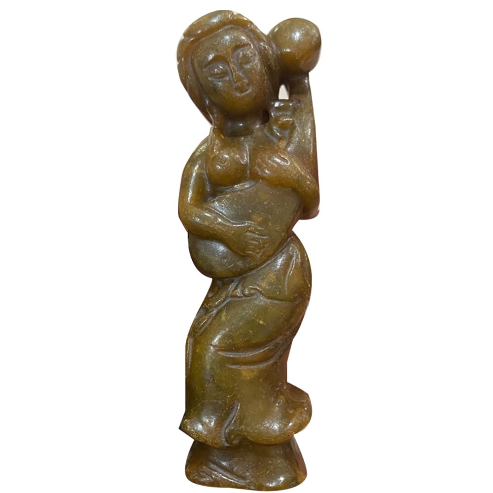 Antique Collection - Adorno decorativo de jade antiguo para mujer