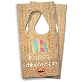 Futeco® – Schlupfwespen gegen Kleidermotten (2 Karten á 5 Lieferungen) – 100% Biologisch, Chemiefrei & Natürlich – Die zuverlässige Alternative zur klassischen Mottenbekämpfung – Made in Germany