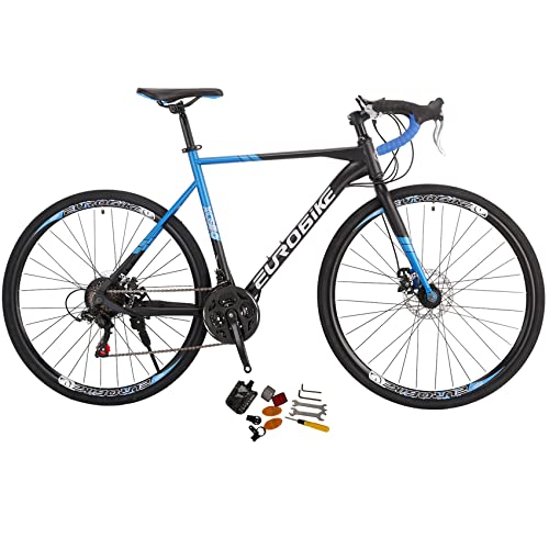 Adult Gravel Bike,Eurobike XC580 21 Speed Road Bike for Men ...