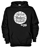 280 gr/mq Settantallora - Felpa con Cappuccio KU102 Against Modern Football Terrace Crew Taglia M