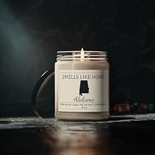 Alabama Candle - Perfect House Warming, Going Away, or New Homeowner Gift! Celebrate Birmingham, Huntsville, and Montgomery with Unique Alabama Gifts!