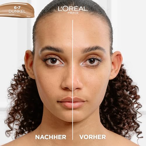 L'Oréal Paris Getöntes Serum, Pflegende, flüssige Foundation mit Hyaluronsäure, Perfect Match Tinted Serum, Nr. 6-7 mittel, 1 x 30 ml – Ansicht 4