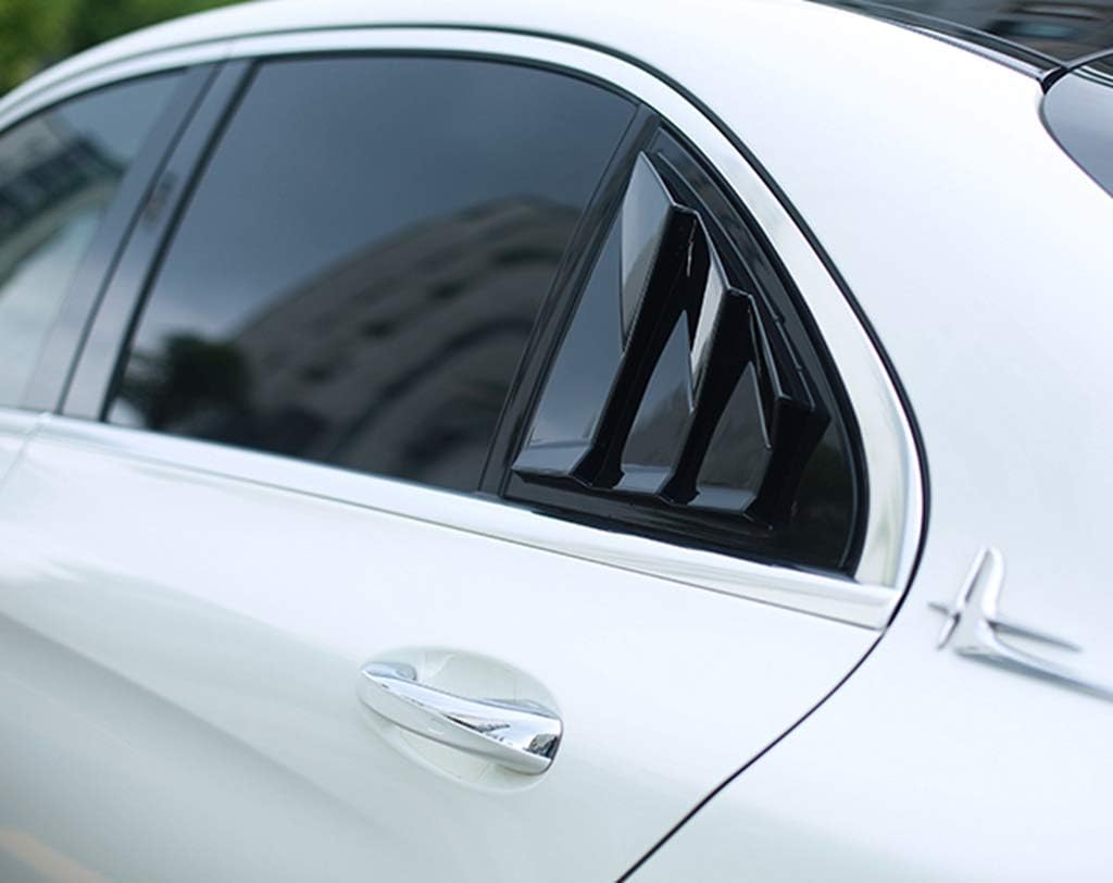 New Decorative Rear Window Cover for Mercedes Benz E-Class Sedan (W213) 2017-2019 E200 E220 E350 (One Set)