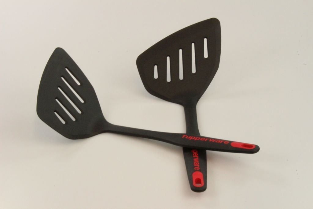 TUPPERWARE Griffbereit Großer Pfannenwender TOP-Pfannenwender (2) schwarz-rot 29970