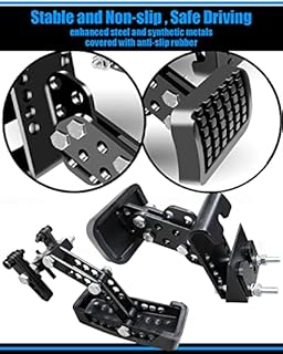 Universal Gas and Brake Pedal Extenders for Short Drivers People, Adjustable Length and Angle Brake and Accelerator Pedals Extender for Car, Go Kart, Ride on Toys