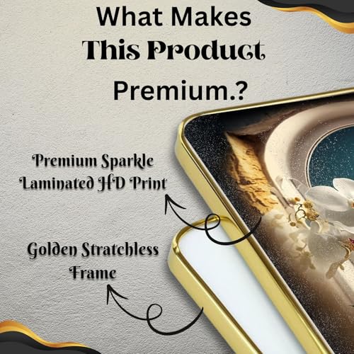 Image of SAF Lord Shiva Wall Art | Meditating Mahadev Painting on MDF Board | Spiritual Hindu God Wall Decor for Home, Living Room, Puja Room & Meditation Space (18 x 24 Inch) ETNF01-1020