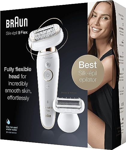 Epilateur Braun Silk épil 9 Épilation Wet & Dry Tête entièrement flexible Peau lisse pendant des semaines - vue 6