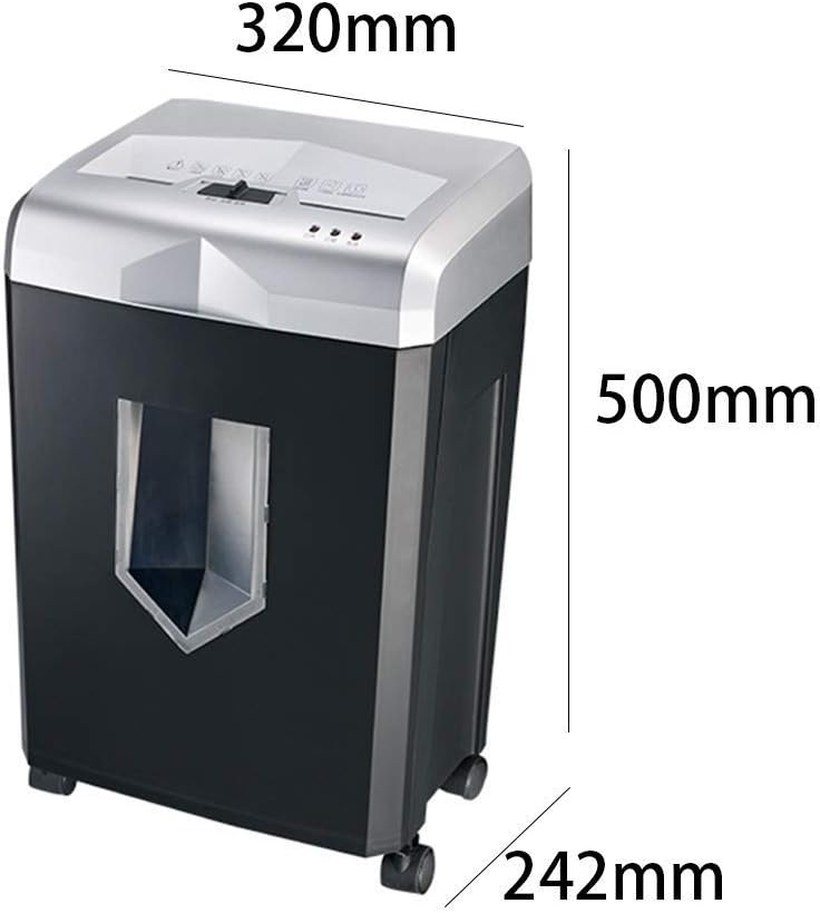 Office Supplies 6 Shredders Destroy Credit Card 18 Liters of Waste Paper Capacity 335 * 230 * 455mm