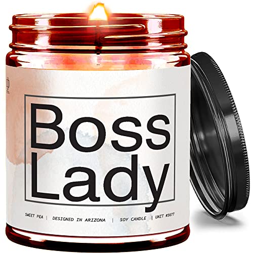 Boss Lady Candle , Boss Lady Gifts for Women Candle, Funny