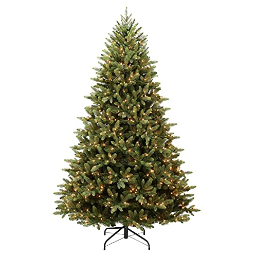 Puleo International Pre-Lit 7.5' Westford Spruce Artificial Christmas Tree with 700 Lights, Green