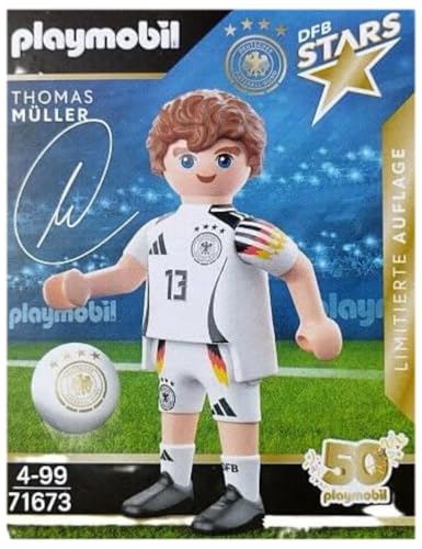 PLAYMOBIL DFB Stars Spielerfiguren zur Auswahl - Limitierte Auflage zur EM 2024 (71673 - Thomas Müller)