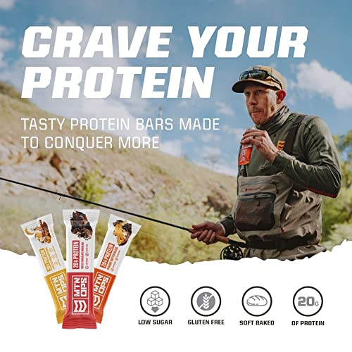 Mtn Ops Ignite Supercharged Energy Drink Mix & Performance Protein Bars 10 Pack Bundle, Tiger's Blood & Peanut Butter Bliss #TOP4
