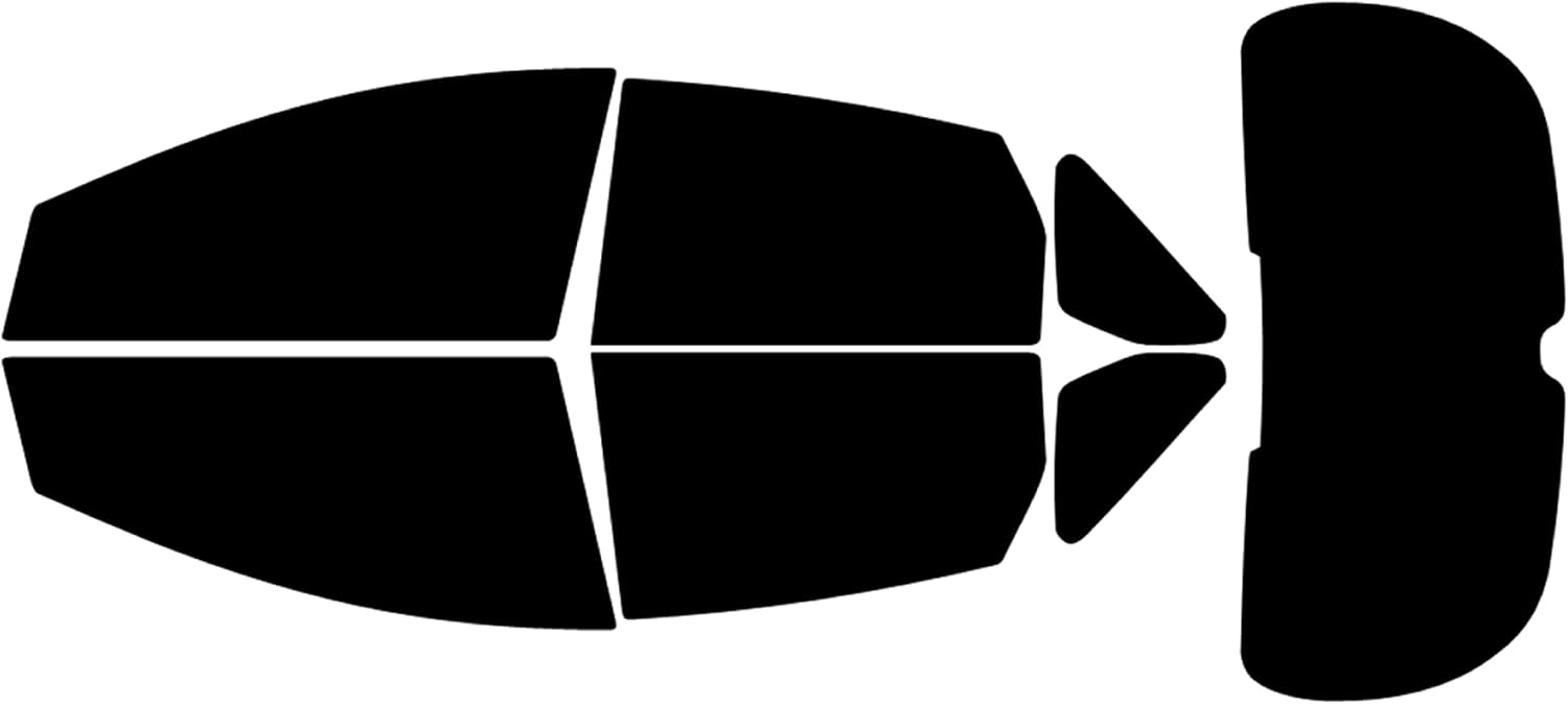 True Line Automotive Precut Car Window Tint Compatible with Ford Focus Hatch 2015-2018 - 20% All Side and Back Windows - Window Tint Film - Pre Cut Window Tint for Car Windows - Tint Kit