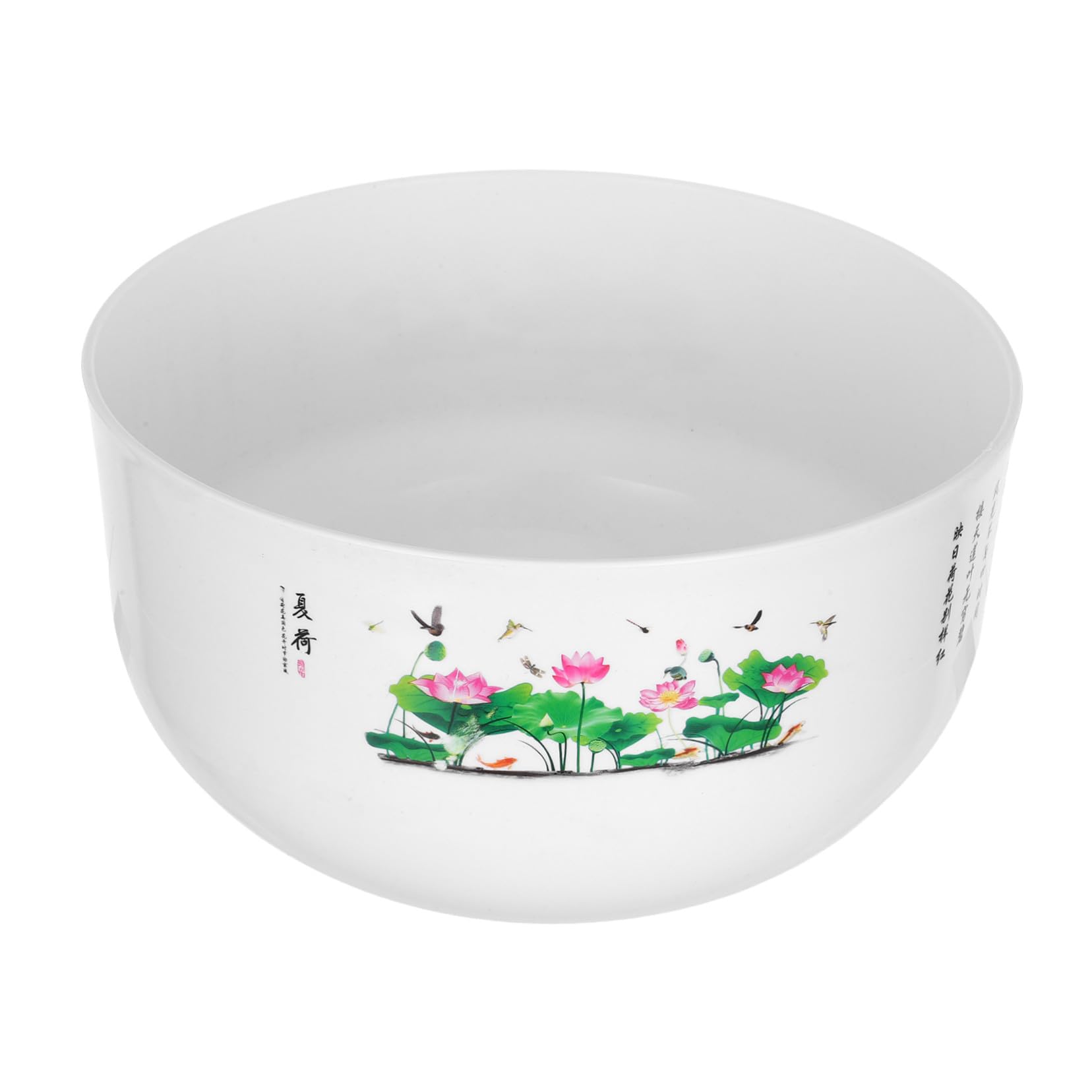 Pot pour lotus décoratif au design épuré en résine durable
