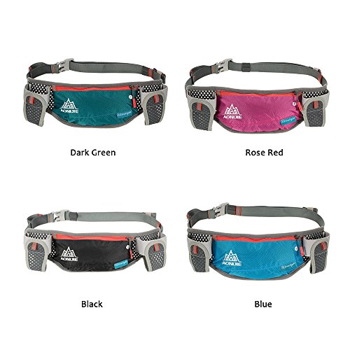 Andoer Cinto de hidratação de corrida AONIJIE Cinto suporte de garrafa Cinto reflexivo de água corre